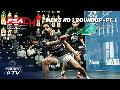 Squash: PSA World Championships 2020-21 - Men's Rd 1 Roundup [Pt.1]