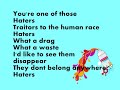 Haters-Hilary Duff LYRICS