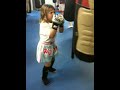 Olivia: first day at Hybrid doing light bag work