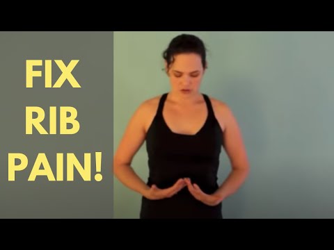 how to relieve rib muscle pain
