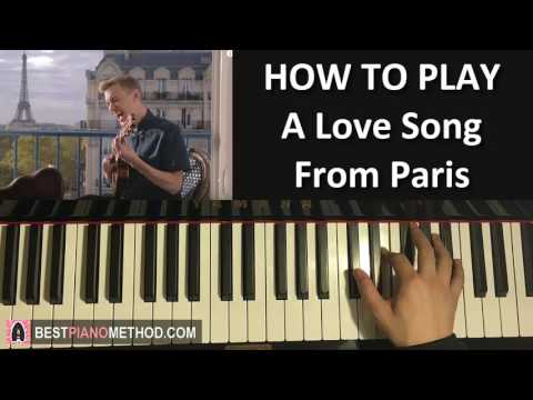 HOW TO PLAY - Paint (Jon Cozart) - A Love Song From Paris (Piano Tutorial Lesson)