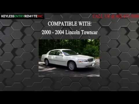 How To Replace Lincoln Towncar Key Fob Battery 2000 2001 2002 2003 2004