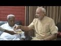 Narendra Modi visits rival Keshubhai Patel, feeds him sweets