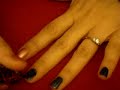 nail polish: crackle finish from the dollar store!