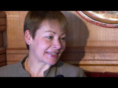 Caroline Lucas MP, the leader of Green Party UK