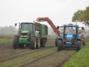 Mechanical carrot harvesting in Lincolnshire