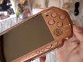 cfw psp slim deep red moster hunter green  old video 