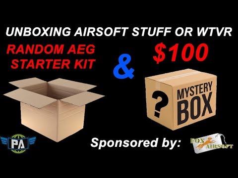 Unboxing Airsoft Guns And Fox Airsoft $100 Mystery Box -Planet Airsoft