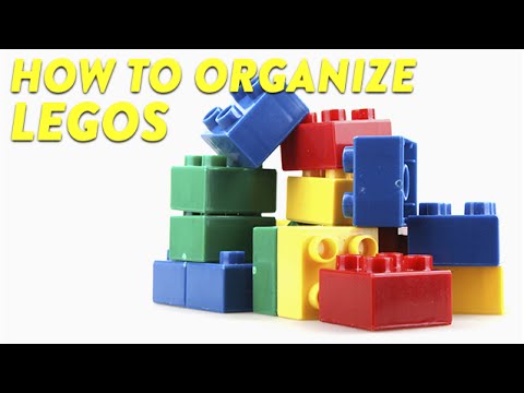 how to organize legos