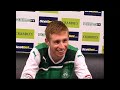 Eoin Doyle speaks to Hibernian TV after completing his move to Easter Road from Sligo Rovers. The Dublin-born striker, 23, evaluates the challenge ahead and stresses that he isn't the 'Green Messi'. For more exclusive interviews please tune into Hibernian TV (www.hibernianfc.co.uk for more details)