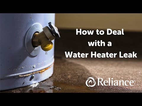 how to fix a hot water heater leak