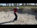 Camilo Villegas Bunker Shot Slow Motion Practice Area Accenture Match Play Championship 2010