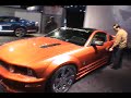 Saleen S5S Raptor, a Ford Supercrew and Saleen Mustangs.