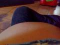 Manila incinta pregnant la pancia che si muove