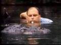 Swimming with alligators