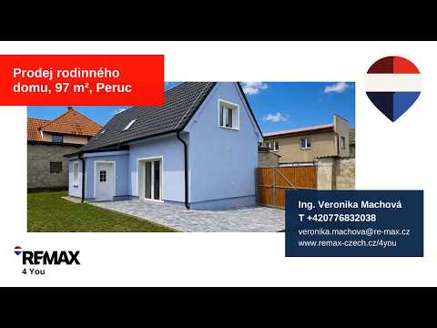 Video Prodej rodinného domu po kompletní rekonstrukci 97m2, pozemek 316m2, Hřivčice