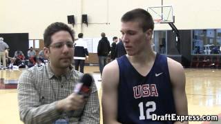 Kaleb Tarczewski DraftExpress - Interview & Highlights - 2012 Nike Hoop Summit