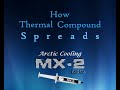 How Thermal Compound Spreads (MX-2 Edition)