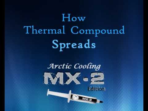 how to apply arctic cooling mx-4 thermal compound