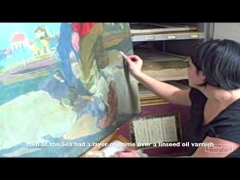 how to clean a oil painting