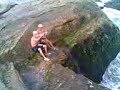 praia tibum nas ondas