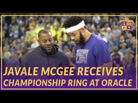 Video: Lakers Nation: JaVale McGee Receives Championship Ring At Oracle Arena