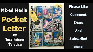 Mixed media Pocket Letter!