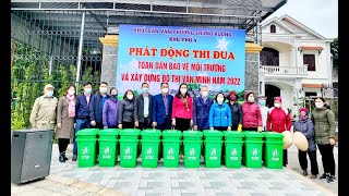 Phường Trưng Vương phát động thi đua toàn dân bảo vệ môi trường và xây dựng đô thị văn minh năm 2022