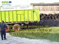 Remorque ensileuse et épandeur ensilage sur silo herbe