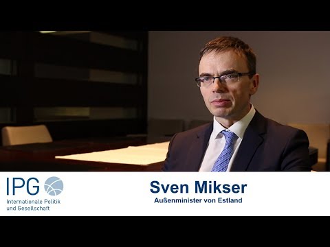 Cyberangriffe auf Estland: Auenminister Sven Mikser  ...