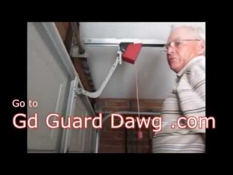 how to zip tie garage door