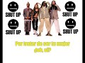 Letra de la cancion Callate spanish - Black eyed peas