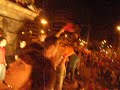 Celebrando victoria de espa�a en plaza de espa�a (barcelona)