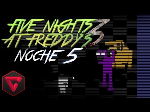 FIVE NIGHTS AT FREDDY'S 3: ¡SPRINGTRAP ES EL HOMBRE MORADO! - iTownGamePlay | FNAF3 (Noche 5)
