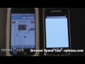 iPhone 3GS vs Windows Phone 7 - Browser Speed test 