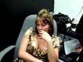 Laura @ Curl Up N Dye salon watching 2girls1cup