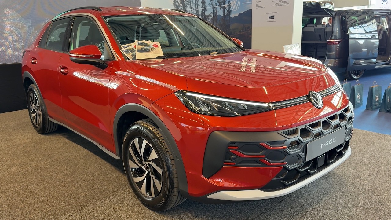 VOLKSWAGEN T-ROC 2026 - walkaround, specs & PRICE (4ME, FLAME RED)