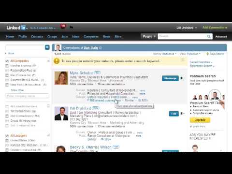 how to find someone on linkedin