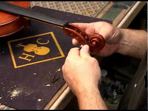 how to fit violin pegs