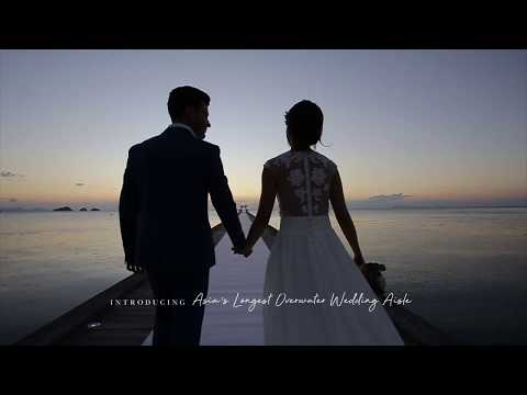 Asia's Longest Over Water Wedding Aisle | InterContinental Koh Samui Resort