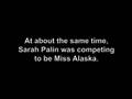 Palin got her education competing in pageants