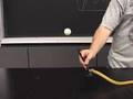 suspended pingpong ball, Bernoulli's Principle