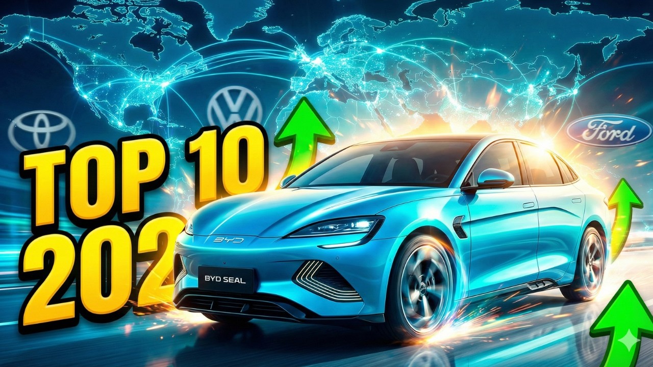 Ranking Mundial 2025: As 10 Marcas Que Mais Venderam no Mundo (91 Milhões de Carros)