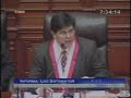 juramentación del congreso peruano