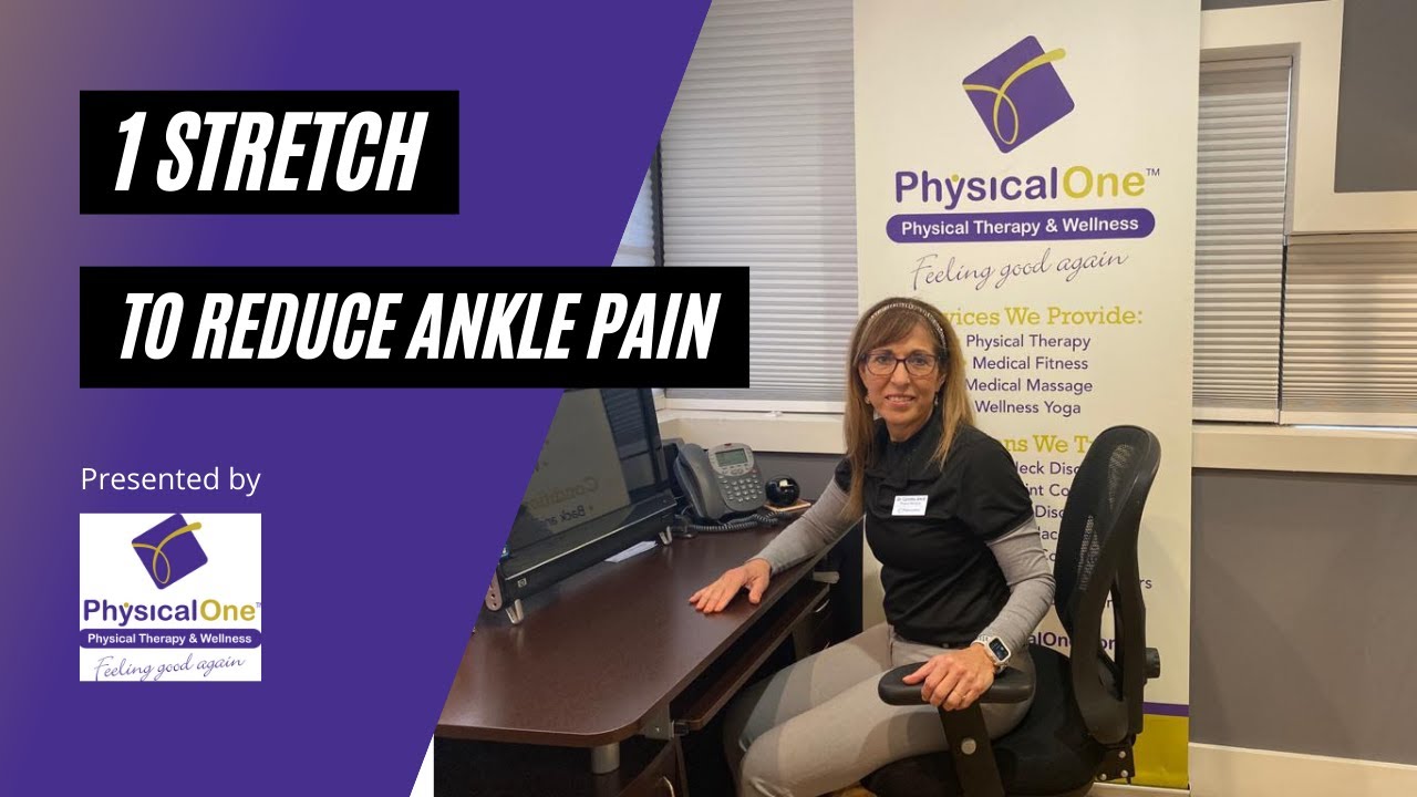Does your ankle or the bottom of your foot hurt? Here's one stretch for you!