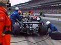 2008-12-28 | 91st Indy 500 Alex Barron Pit Stop ~> my uncle Rick is changing the right front tire ... (00:16)