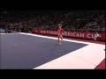Shawn Johnson on Floor at Tyson American Cup