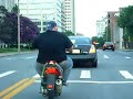 Dad on a scooter---and driving through downtown little rock