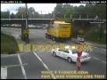 Spectacular truck crash at 11foot8 bridge