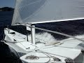 video by russell brown aboard jzerro, sailing at 17+ knots, on auto-pilot!

the apparent wind is only 10.1 knots, with gusts that push boat speed to 17.6

at 1:22, the video repeats with some freeze frames to improve readability.

note: this version replaces one uploaded eight days earlier, with better editing of the freeze-frames.